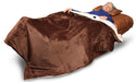 Journey Perfect Sleep Chair Deluxe Plus Duralux Tan With Patient With Blanket View
