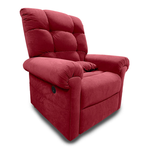 Journey Perfect Sleep Chair Microlux Burgundy View