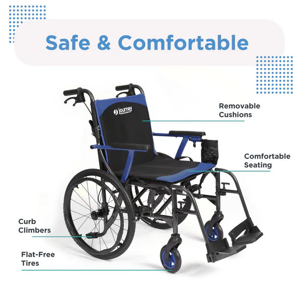 Journey So Lite C2 Ultra Lightweight Wheelchair Safety Feature View