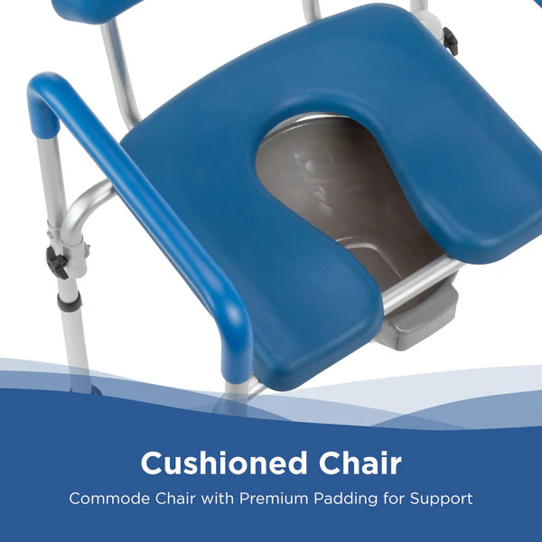 Journey SoftSecure 3 in 1 Commode Chair Cushioned Seat View