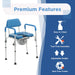 Journey SoftSecure 3 in 1 Commode Chair With Pail Premium Features View
