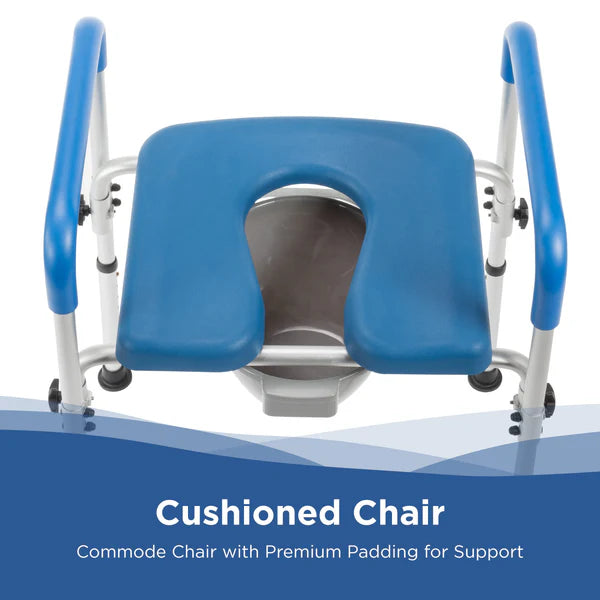 Journey SoftSecure Perfect Raised Toilet Seat Cushioned Chair View