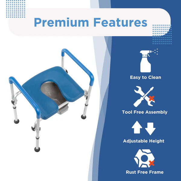 Journey SoftSecure Perfect Raised Toilet Seat Premium Features View