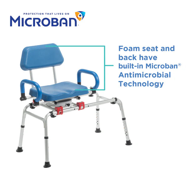 Journey SoftSecure Rotating Transfer Bench Anti Microbial Info View