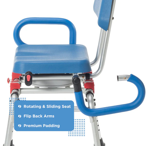 Journey SoftSecure Rotating Transfer Bench Arm Product Feature View