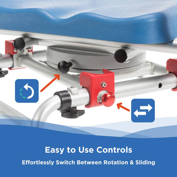 Journey SoftSecure Rotating Transfer Bench Easy Control Info View