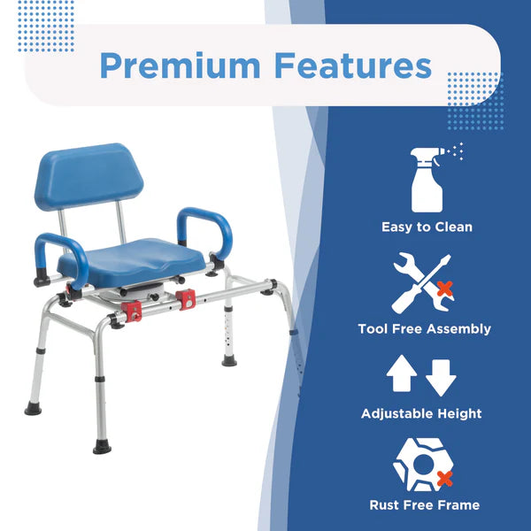 Journey SoftSecure Rotating Transfer Bench Premium Features View