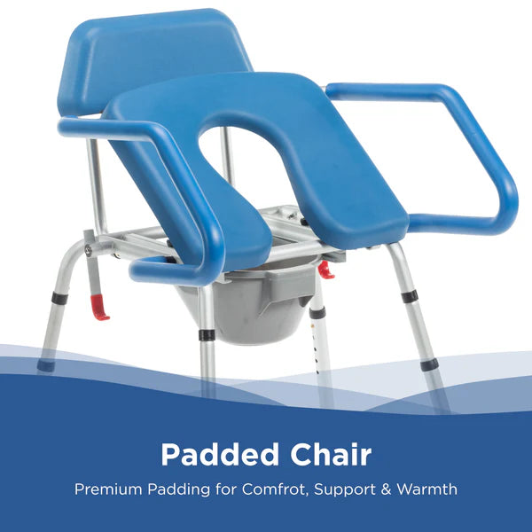 Cloth Secure Commode Journey | SoftSecure Uplift Toilet Assist Commode | 3in1 Mobility Aid ...