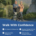 Journey UPWalker Original Rollator Used By Patient Walk With Confidence Detailed View