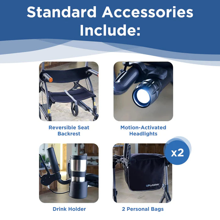 Journey UPWalker Premium Lite 2024 Model Dark Silver Accessories Included View
