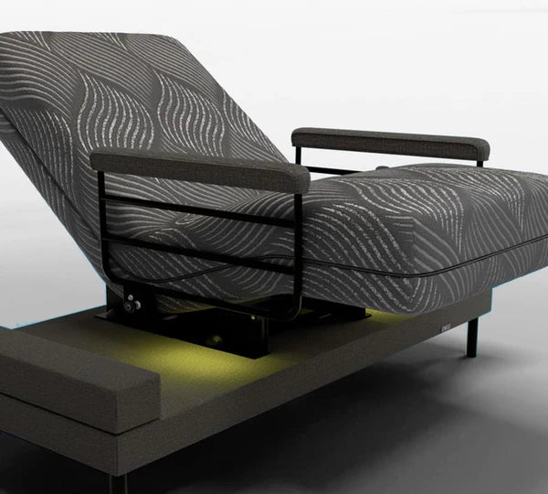Journey UPbed Independence 4 in 1 Motorized Lift Bed With 90 Rotation Before Lift Position View