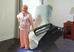 Journey UPbed Standard 4 in 1 Motorized Lift Bed Fully Raised Head Section Position With Patient View