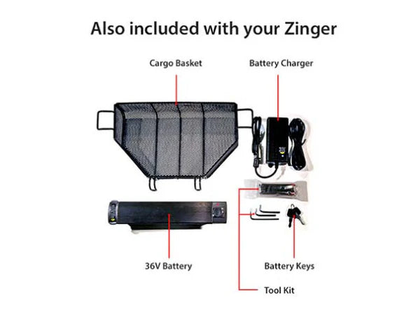 Journey Zinger Folding Power Chair Whats Included View