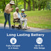 Journey Zoomer Lightweight Folding Power Chair Battery Info View