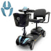 LightBlue ComfyGO Z-4 Portable Mobility Scooter Lightweight, Quick-Detach Design for Easy Travel and Storage.