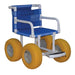 MJM International All Terrain Recreational Chair With Heavy Duty Wheels And Foldable Footrest View