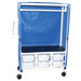 MJM International Blue Combo Specialty Linen Cart View