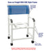 MJM International Blue Mid Size Shower Chair Knockdown KDE Style Frame Detailed View