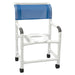 MJM International Blue Mid Size Shower Chair Knockdown KDE Style Frame View