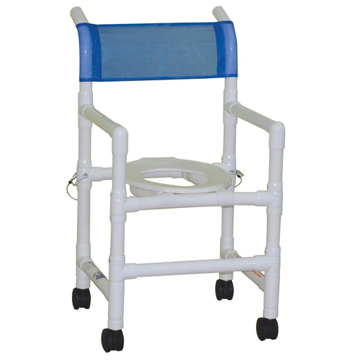 MJM International Folding Shower Chair With Commode Function View