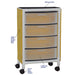MJM International Isolation Cart Station 4 Drawer Detailed View