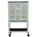 MJM International Isolation Cart With 8 Slide Out Drawer And Bottom Shelf View