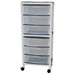 MJM International Isolation Universal Cart 6 Drawer View