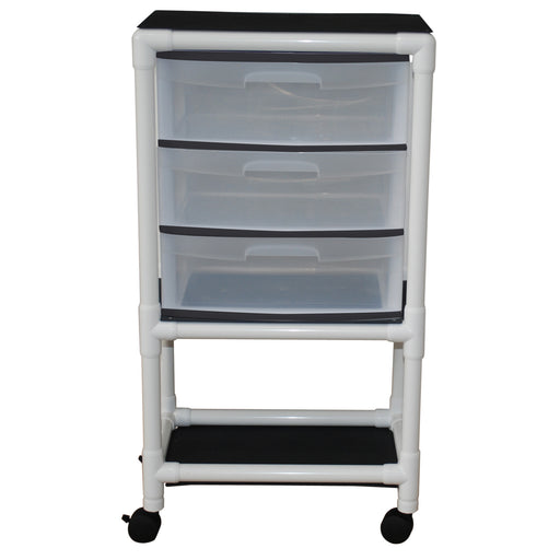 MJM International Isolation Universal Cart With Bottom Shelf View