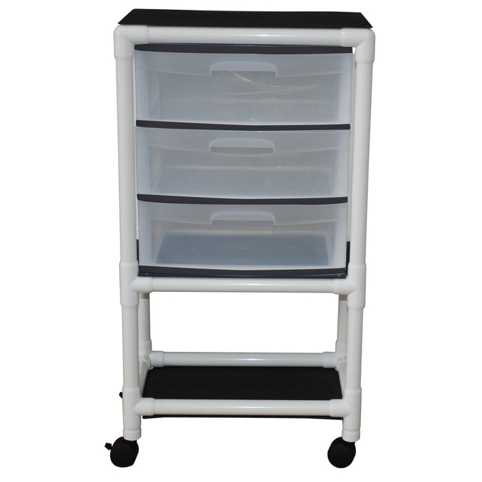 MJM International Isolation Universal Cart With Bottom Shelf View