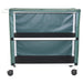MJM International Mayan Teal Large Two Shelf Linen Cart View
