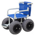 MJM International Recreational Chair With Storage Container Healthcare-Grade Mobility Chair With 250 lb Capacity In Diagonal View