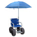 MJM International Recreational Chair With Storage Container Healthcare-Grade Mobility Chair With 250 lb Capacity With Umbrella