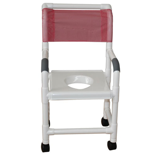 MJM International Shower Chair With Snap On Vacuum Seat View