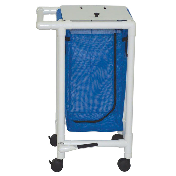MJM International Single Bag Hamper With Foot Pedal View