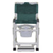 MJM International Superior Shower Chair With Dual Swing Away Armrests Sliding Footrest And Square Pail View