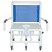 MJM International Wide Shower Chair With Dual Swing Away Armrests Square Pail View