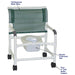 MJM International Wide Shower Chair With Square Pail Detailed View