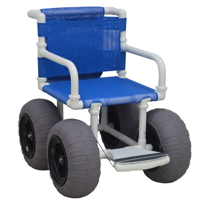 MJM International Recreational Chair With Storage Container Healthcare-Grade Mobility Chair With 250 lb Capacity