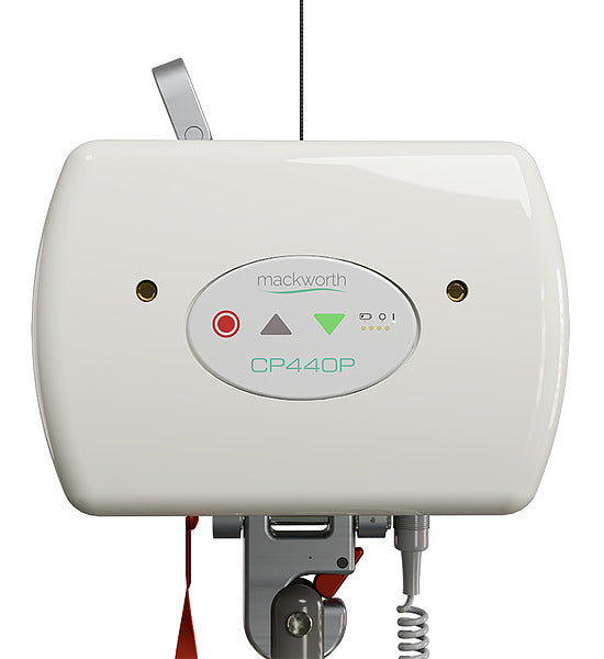 Mackworth CP440P Portable Ceiling Lift Back Label View