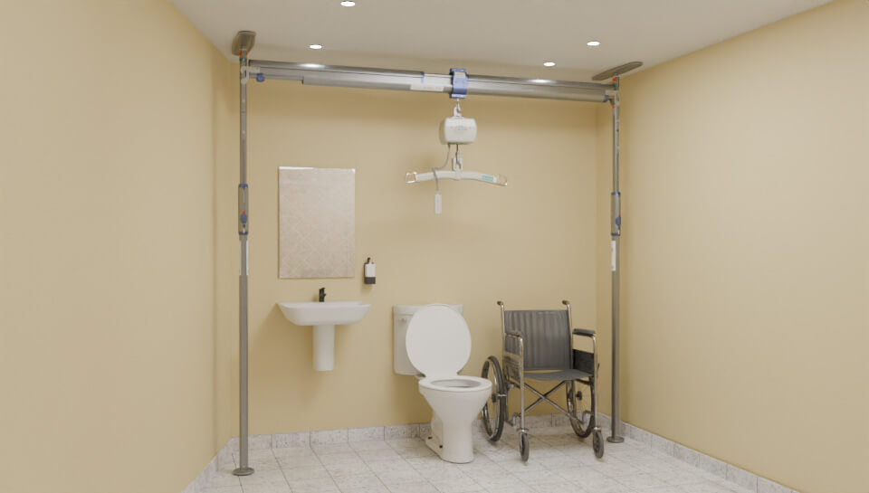 Mackworth EasyFit System Installed Inside Bathroom View