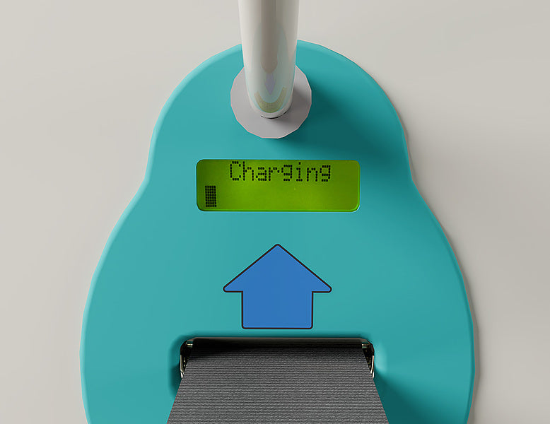 Mackworth TX600 Fixed Ceiling Track Lift Charging LED Display View