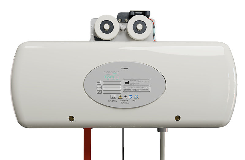 Mackworth TX600 Fixed Ceiling Track Lift Close Up Back View