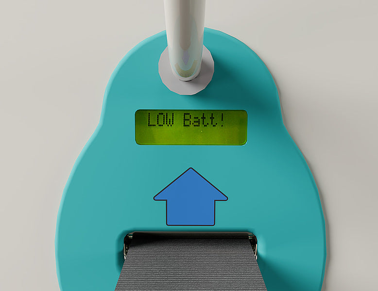 Mackworth TX600 Fixed Ceiling Track Lift Low Batt LED Display View