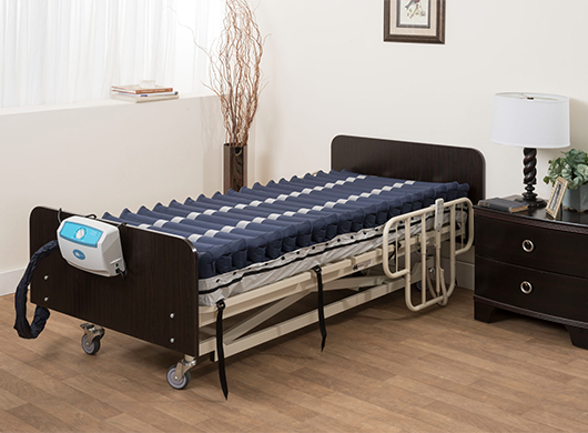 Medacure Air Wave Alternating Pressure Mattress with Low Air Loss Air Cells Inside Bedroom View