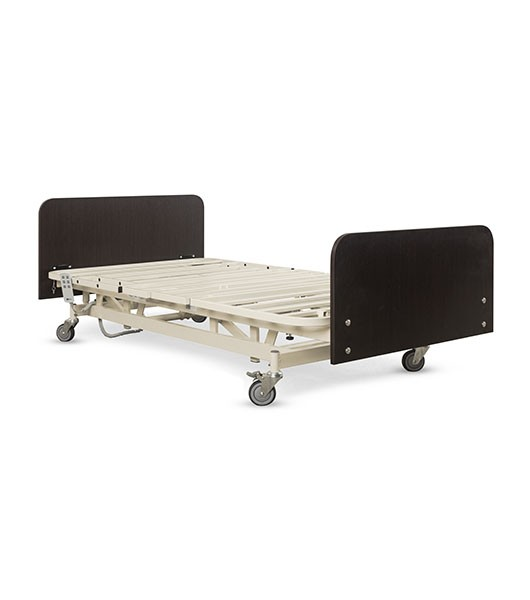 Medacure American Spirit 42in Wide Long Term Care Bed SLB42 Fully Flat Low Position View