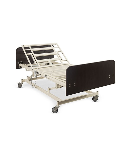 Medacure American Spirit Expandable Width Long Term Care Bed In Elevated Head Section Position View
