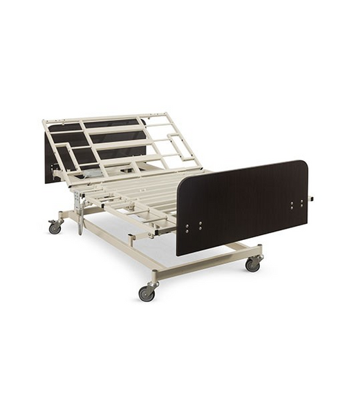 Medacure American Spirit Expandable Width Long Term Care Bed In Expanded Width And Elevated Head Section Position View