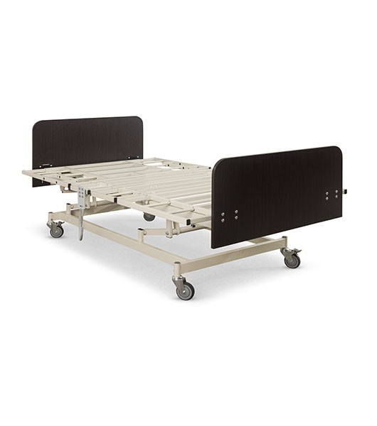 Medacure American Spirit Expandable Width Long Term Care Bed In Fully Flat High Position View