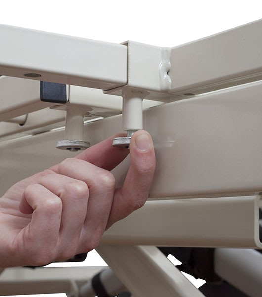 Medacure American Spirit Expandable Width Long Term Care Bed Width Extension Secure Locks View