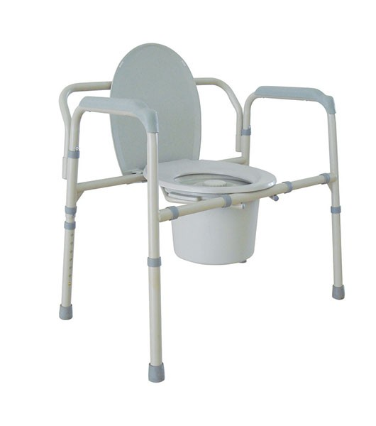 Medacure Bariatric Commode With Pail View